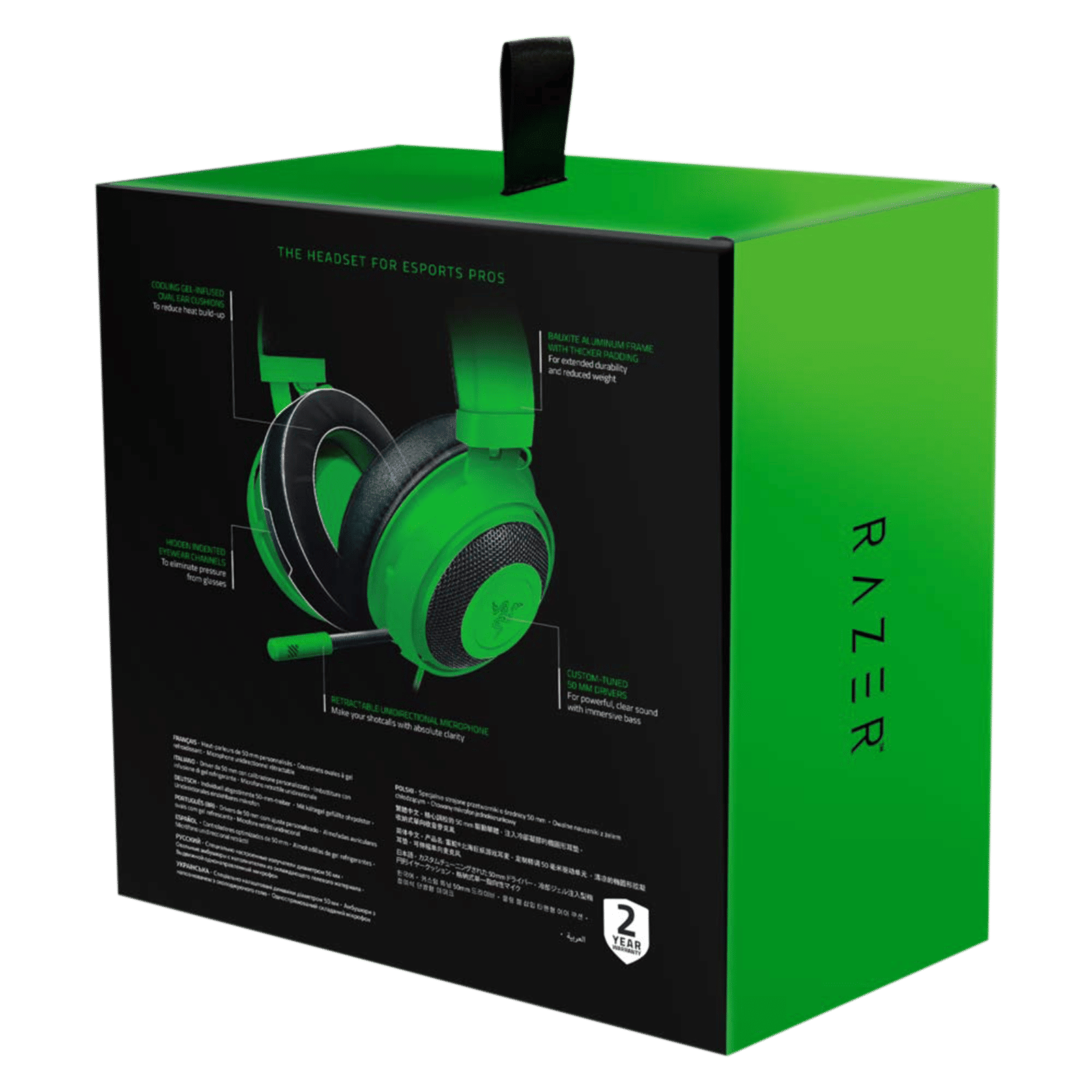 Razer  Kraken Green 【RZ04-02830200-R3M1】 Razer Kraken 2019 (Green) - Walmart.com